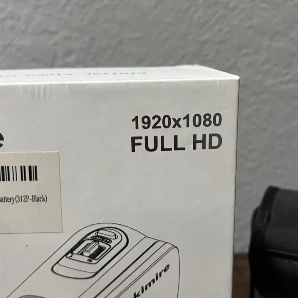 Kimire Black HD Full HD Camcorder - 1920x1080 Video